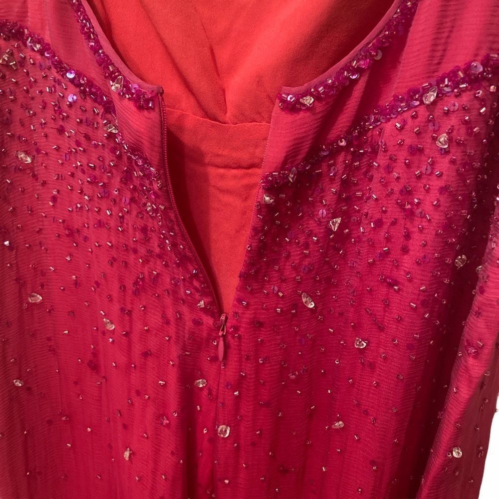 Neil Bieff Couture Beaded Cocktail Dress - Picture 7 of 11